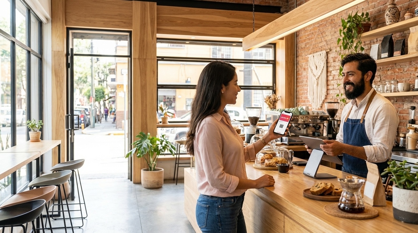 2. Escanea al momento del pago