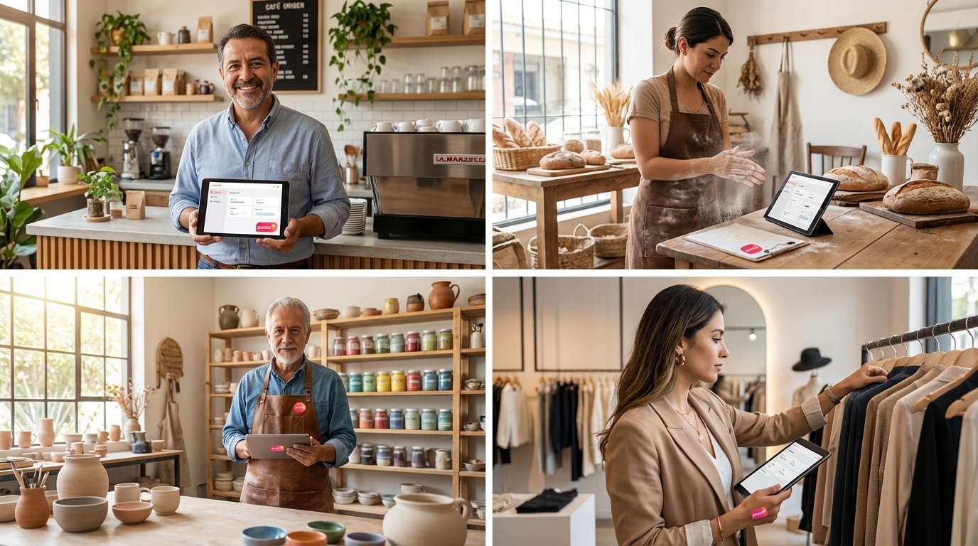 Panel de control de Punto IA para negocios